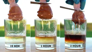 chicken leg vs sulphuric acid (H2SO4)