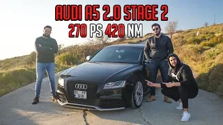 Audi A5 2.0 TFSi Stage 2 ile Gazladık / 270 PS 420 NM / Varex Egzoz Patlatıyor / Test Ettik