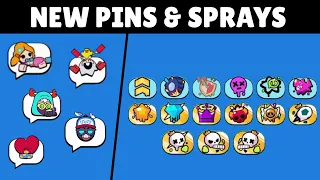 New Animated Pins and New Sprays!