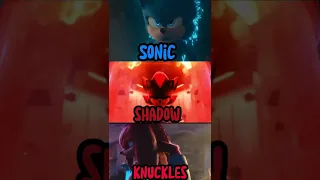 Sonic Vs Shadow Vs Knuckles Who is stongers✨