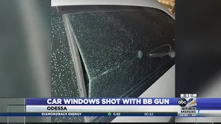 Car windows shot with BB gun