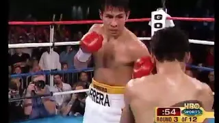 Pacquiao vs Barrera Round 3