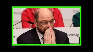 Schulz beim spd-parteitag: 'ich bitte für diese niederlage um entschuldigung'