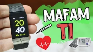 Смарт Браслет MAFAM T1 умеет измерять температуру и ЭКГ +КОНКУРС БЕЗ РЕПОСТОВ