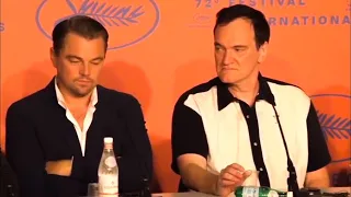 Leonardo DiCaprio being annoyed in Cannes for 2 minutes straight