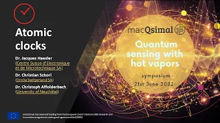 Quantum sensing with hot vapors symposium - Atomic clocks - The macQsimal project