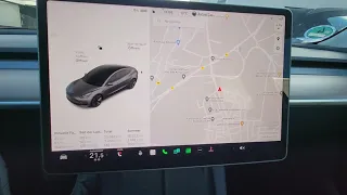 Tesla M3 LFP 60kwh Akku leer fahren Teil1