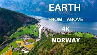 8 HOURS 4K DRONE FILM: "Earth from Above" + Music by Nature Relaxation™ (Ambient AppleTV Style).