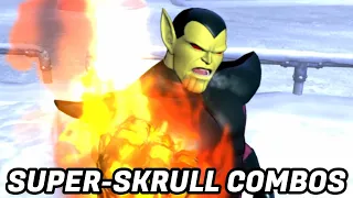 UMVC3 - SUPER-SKRULL SOLO COMBOS!