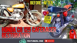 Honda CG 125 Motorbike Full Restoration Restoration Bike