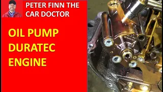 How to replace OIL PUMP Ford Duratec engine Mondeo Mazda L Volvo Modular Sigma. Years 2001 to 2022