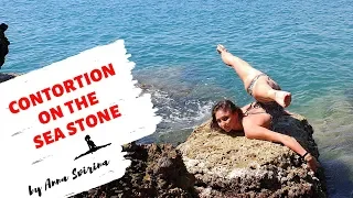 Contortion on the sea stone