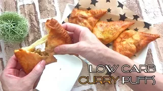 Keto / Low Carb / Gluten Free / Fat Head Curry Puffs