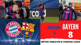 HUMILIATED AGAIN! BAYERN SMACKS BARCA 8-2