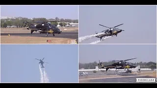 Aero India 2019 Light combat helicopter flying display #lch #lightcombathelicopter #indianairforce