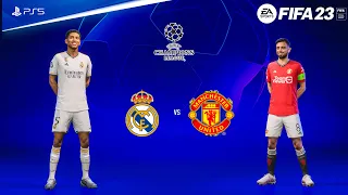 FIFA 23 - Real Madrid vs Manchester United | UEFA Champions League | PS5™ Gameplay [4K60]