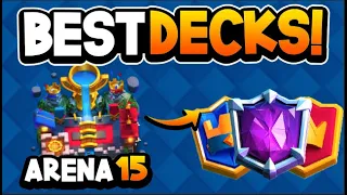 TOP 3 NEW BEST DECKS IN CLASH ROYALE FOR JULY 2021! BEST ARENA 15 DECKS CLASH ROYALE!