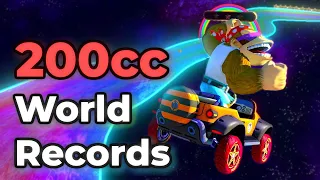 ALL 200cc DLC World Records (Mario Kart 8 Deluxe)