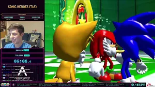 Sonic Heroes Team Sonic TAS at SGDQ2021 Online