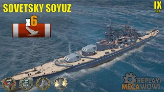 Sovetsky Soyuz 6 Kills & 180k Damage | World of Warships Gameplay