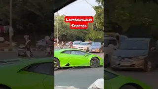 Lamborghini Huracan Spotted 😍😍|| #shorts #ytshorts #youtube #viral #delhi