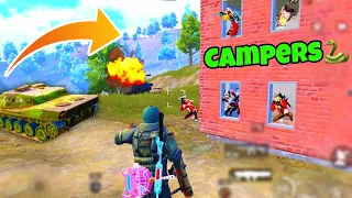 Missile Rocket Destroyed Tank + CAMPERS🐍in PAYLOAD 3.0 | PUBG MOBILE