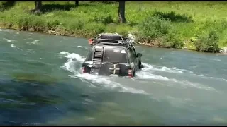 4x4 Fail ❌ Win 🚩 Deep River Crossing! 💥😱 (#1) By: [Baach Tv 4x4]