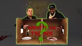 WHAT'S IN THE BOX CHALLENGE!! (HILARIOUS) | HEATHER AND TRELL