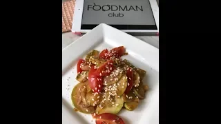 Тёплый салат из кабачков: рецепт от Foodman.club