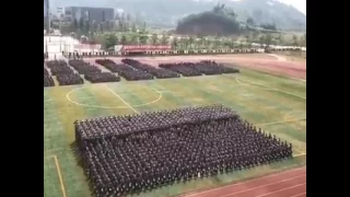 Chinese Army Disciplined Parade on Independence Day