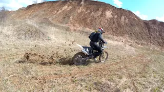 Hill climb в карьере на эндуро / Husqvarna в деле!