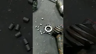 Found the problem with the pinion bearings