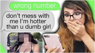 TEXT PRANK ON STRANGERS GONE WRONG