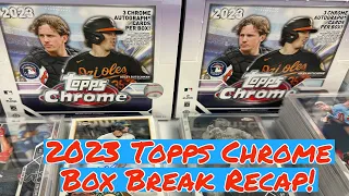 Hottest Product of the National - 2023 Topps Chrome Baseball 6 Box Break Recap!