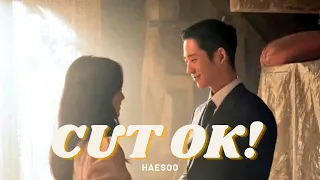 [HAESOO] HAEINxJISOO - After the director says "CUT OK!" then YOUNGSOO become to HAESOO