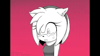 Amy Crying【SonAmy Comic Dub】Sonic X (by renk0v)