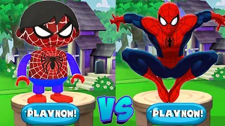 Tag with Spider-Ryan vs Real Spiderman Gameplay