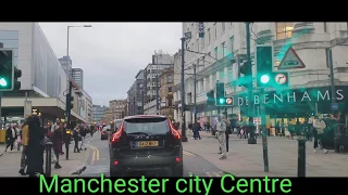 MANCHESTER CITY CENTRE | PICCADILLY SIDE AND OTHER SIDE OF MANCHESTER CENTRE | #MANCHESTER #UK #4k