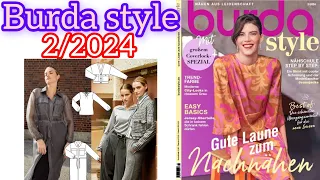 Burda style 2/2024 , full preview and complete line drawings 🙂❤❤