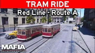 1930s Tram Ride (Red Line - Route A) | Mafia: Definitive Edition