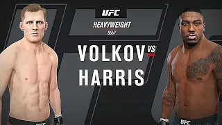 UFC 254 | Alexander Volkov vs Walt Harris | Full Fight Highlights | EA Sports UFC 4 Gameplay