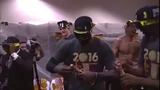 Cleveland Cavaliers Locker Room Celebration after Game 7 of the 2016 NBA Finals!