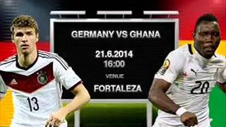 Germany vs. Ghana: 2014 FIFA World CuP 2014