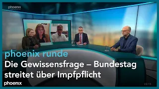 phoenix runde: Die Gewissensfrage – Bundestag streitet über Impfpflicht