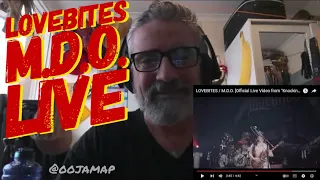 Lovebites - M.D.O. (Live) - old Aussie reacts