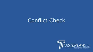 6.4.1: Conflict Check