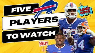 5 BILLS PLAYERS TO WATCH for last week at Fisher