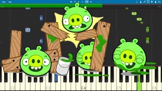 Bad Piggies Theme Song - EASY Piano Tutorial