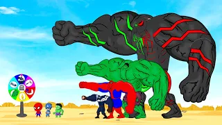 Rescue Evolution Of SPIDERMAN MONSTER & HULK, SUPDERMAN : Who Is The King Of Super Heroes ?