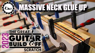 Neck glue up! GGBO 2023 episode 2